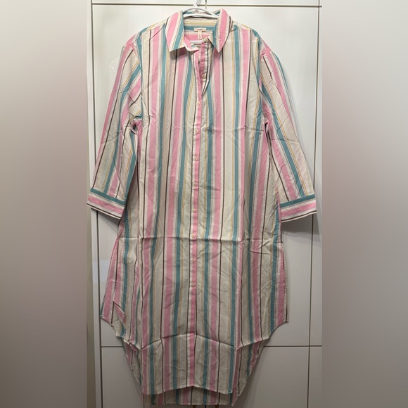 NWT Size - LyreBird 100% Cotton Long-Sleeve Buttondown Tunic Top (NWT US$ 98) - Picture 5 of 8